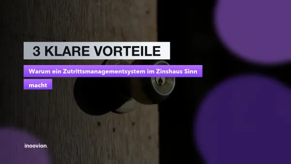 Tom Kinne erklärt, warum ein Zutrittsmanagementsystem für Zinshäuser Eigentümer entlastet