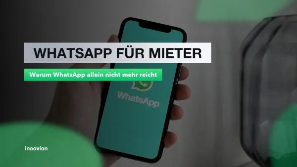 Till Krüger erklärt, wie eine WhatsApp Hausverwaltung Mieterkommunikation zentral bündelt