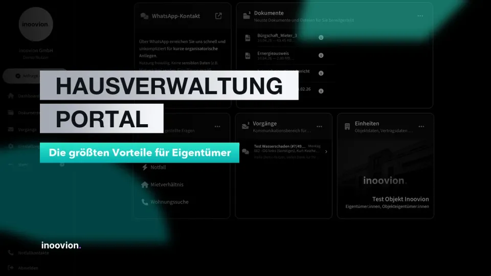 Till Krüger erklärt die wichtigsten Vorteile eines Eigentümerportals in der Hausverwaltung
